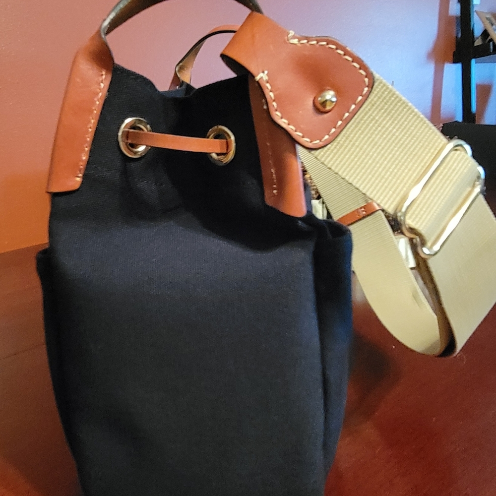 Dooney & Bourke Canvas Drawstring 25 Bag - Picture 2 of 9